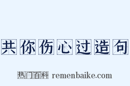 共你伤心过造句是什么意思的图片